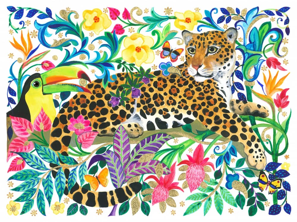 Jungle Scene by Isabelle Brent — canvas wall art