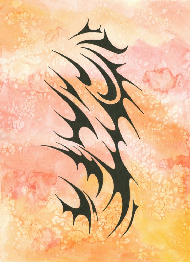 Dynamic Tribal Shapes by Kulik — canvas wall art