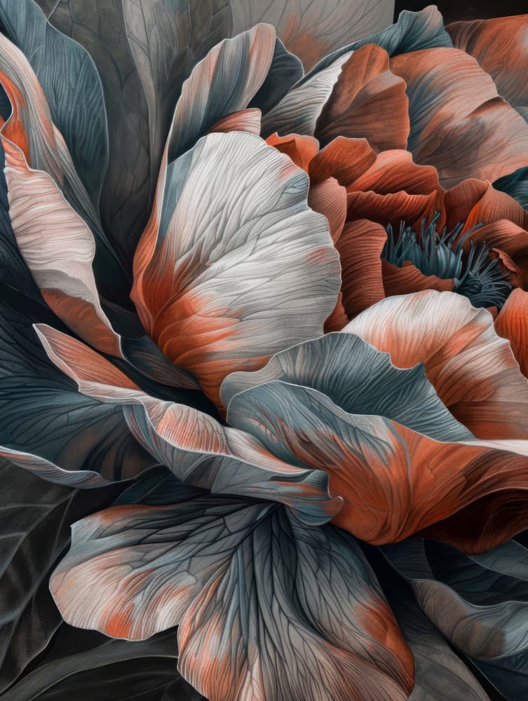 Moody Botanic 14 by Bilge Paksoylu — canvas wall art