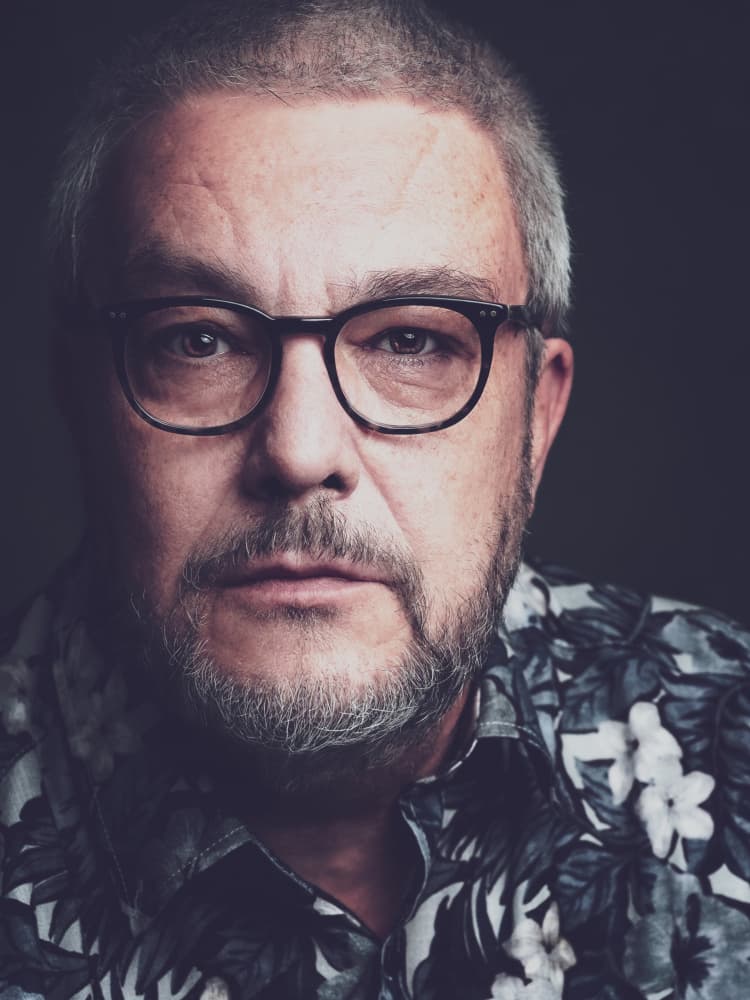 Serious Man In Glasses by Stefan Eisele — canvas wall art