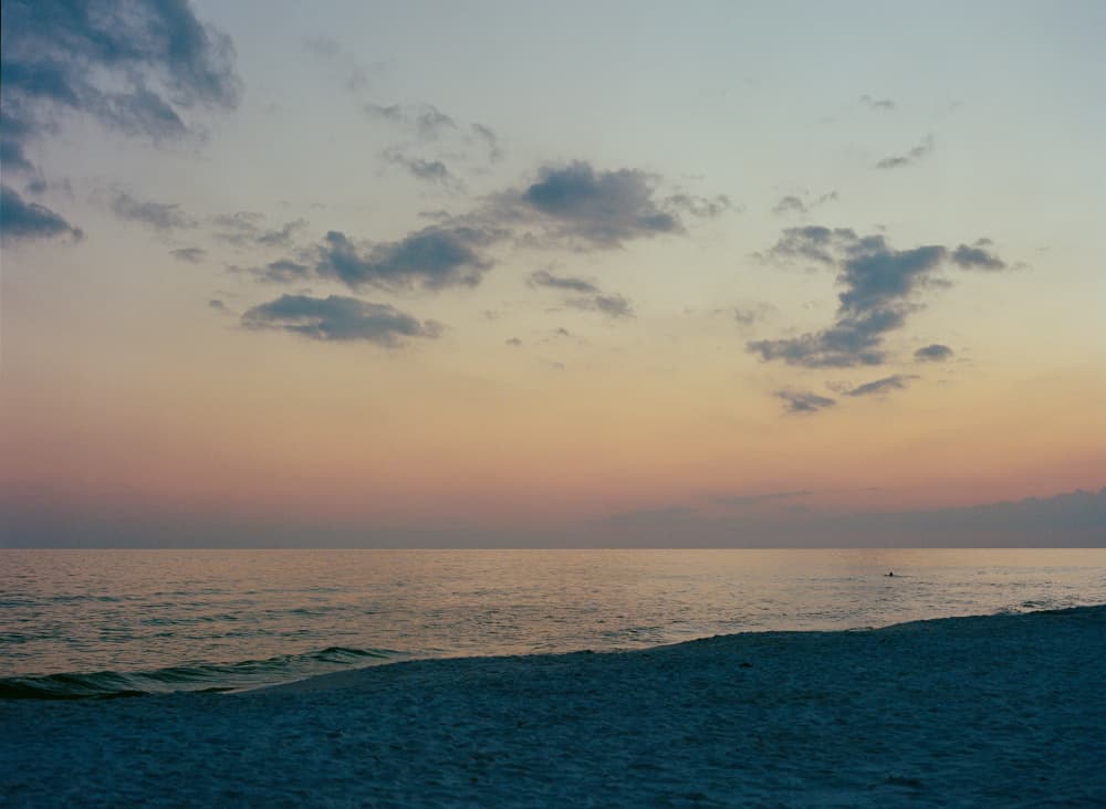 Peaceful Ocean Sunset by Bethany Young — canvas wall art
