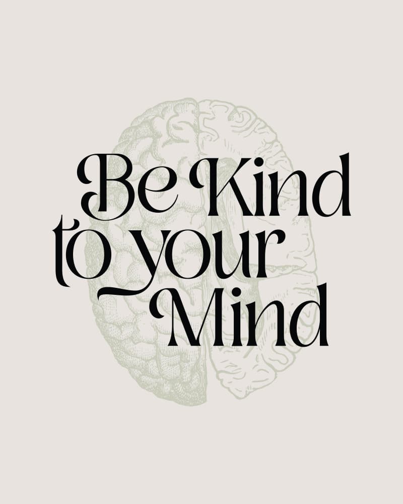 Be Kind To Your Mind by KsanaKalpa — canvas wall art