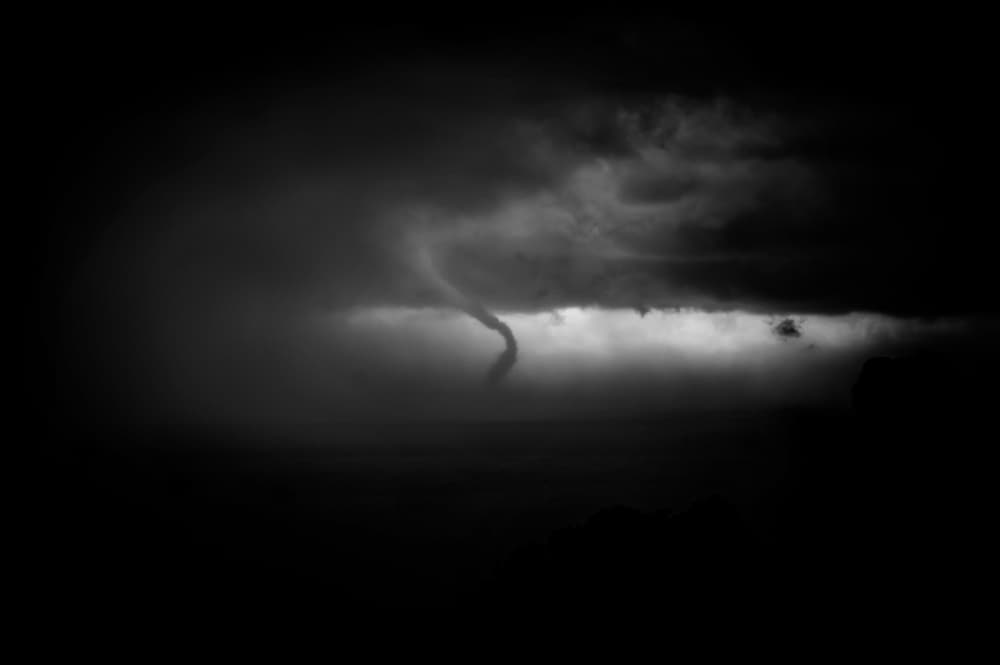 Dramatic Ocean Waterspout by Alessandro Traverso — canvas wall art