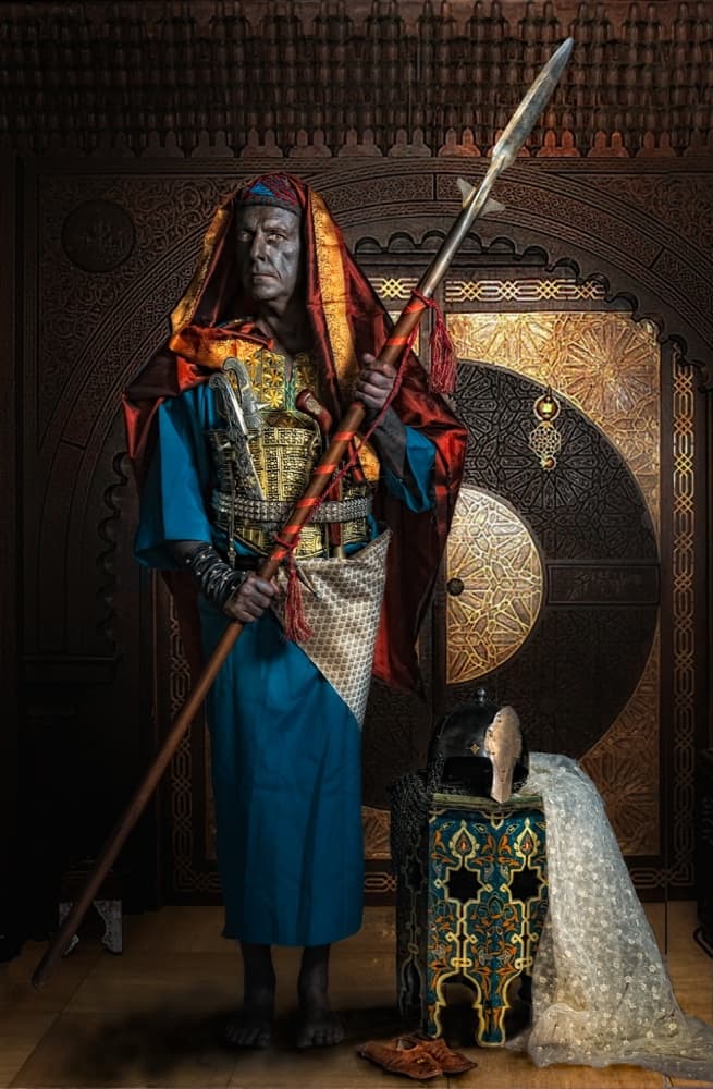 Ancient Warrior Portrait by Derek Galon MA FRPS FOPS — canvas wall art