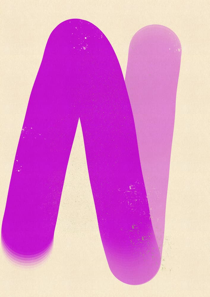 Vibrant Purple Abstract by Nicholas — canvas wall art
