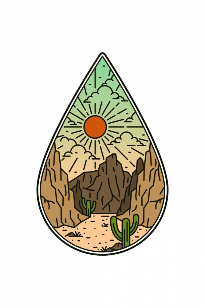 Desert Sun Valley by jay stanley — canvas wall art