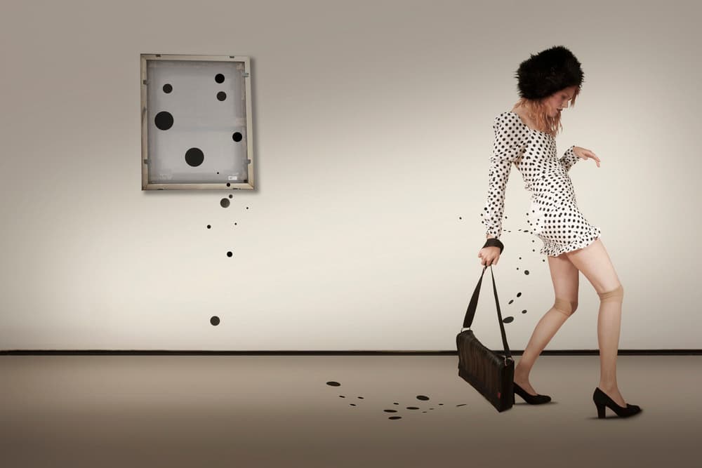 Polka dots by Christine von Diepenbroek — canvas wall art