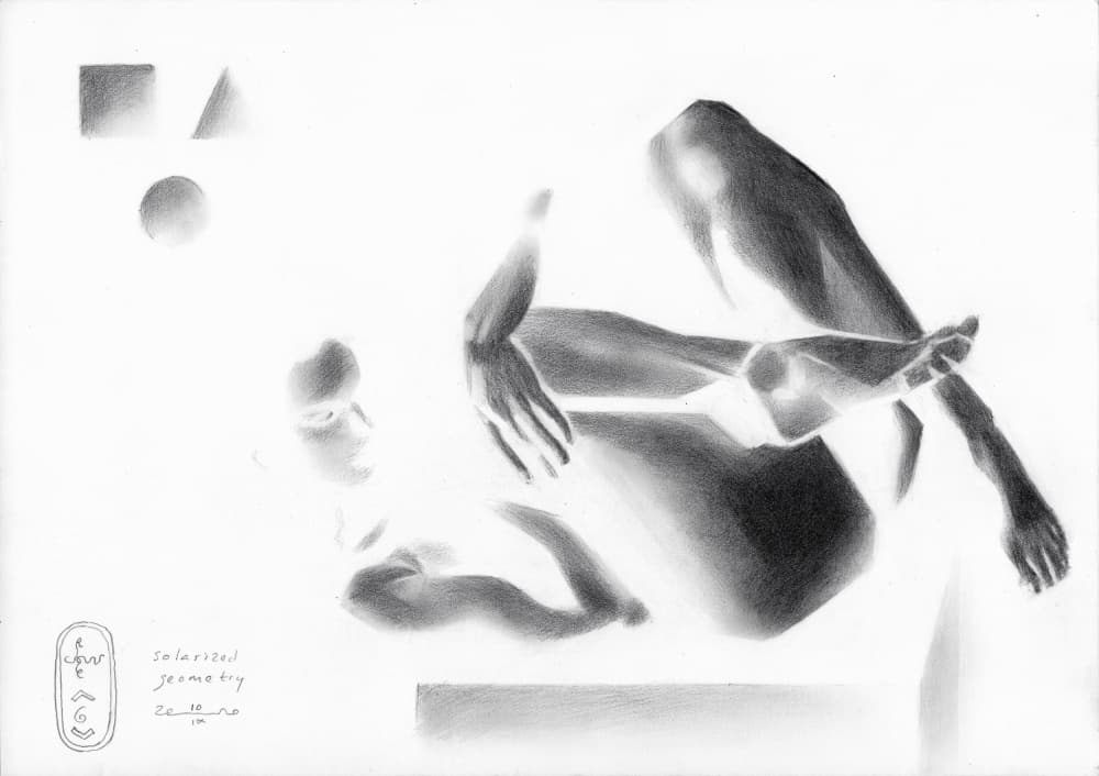 Abstract Human Geometry by Corné Akkers — canvas wall art