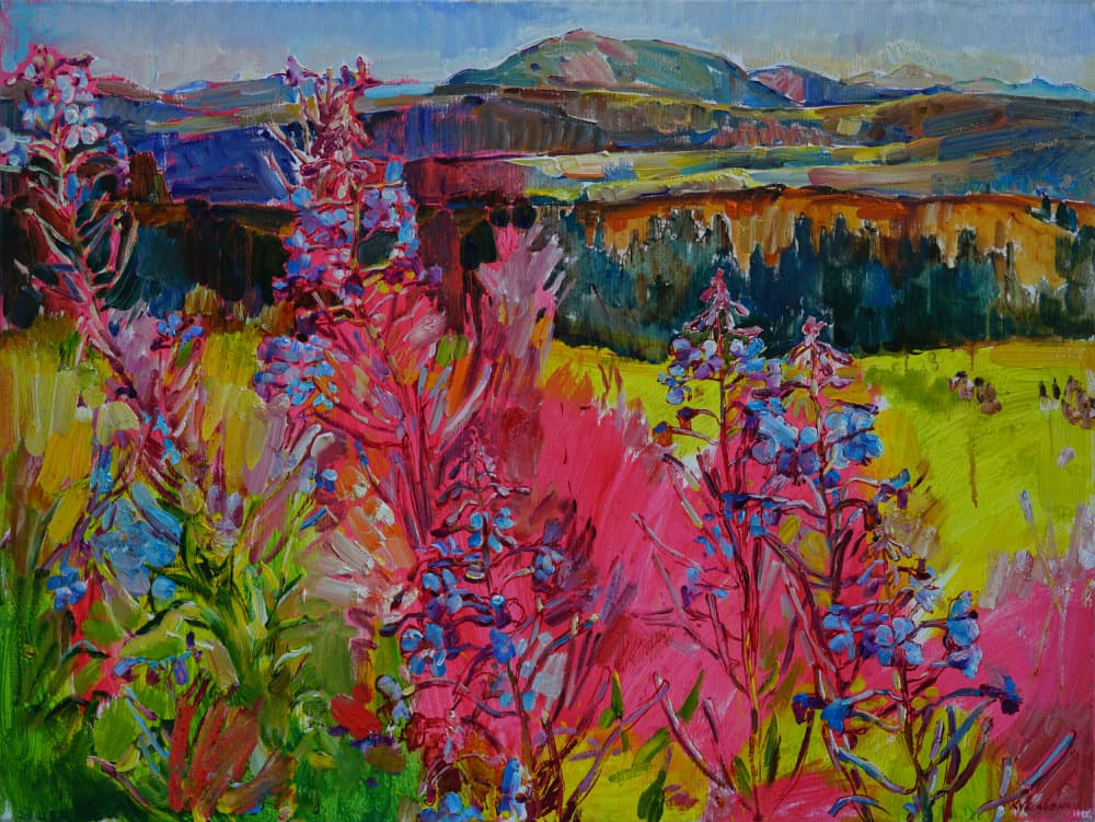 Vibrant Summer Bloom by Andrii Kutsachenko — canvas wall art
