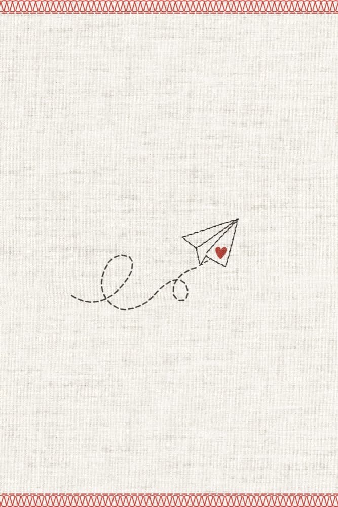 Paper Airplane Heart Flight by Xuan Thai — canvas wall art