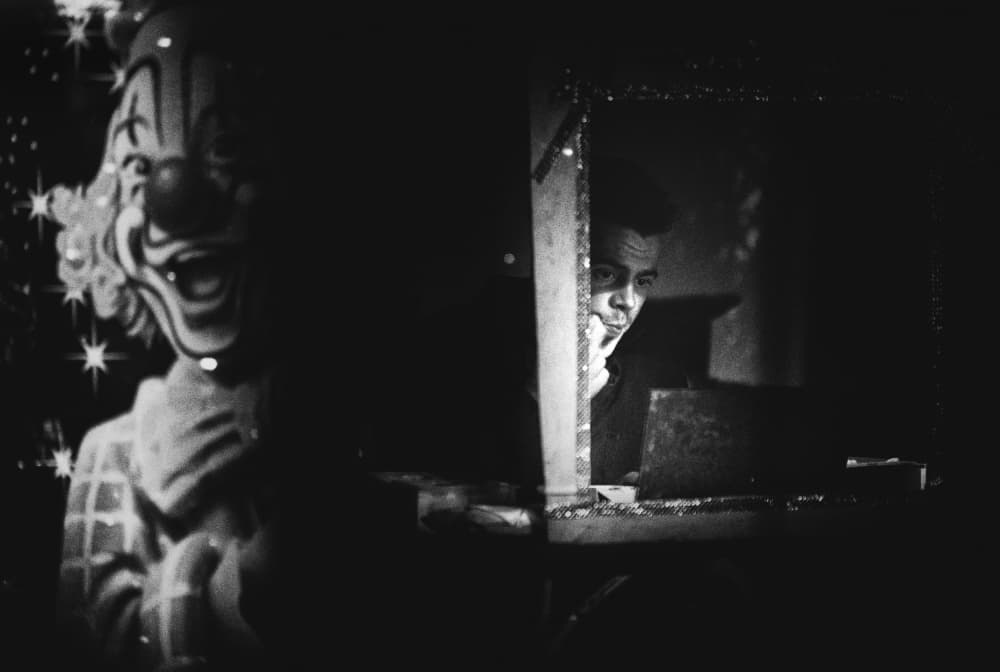 Mysterious Man Grinning Clown by Rui Correia — canvas wall art