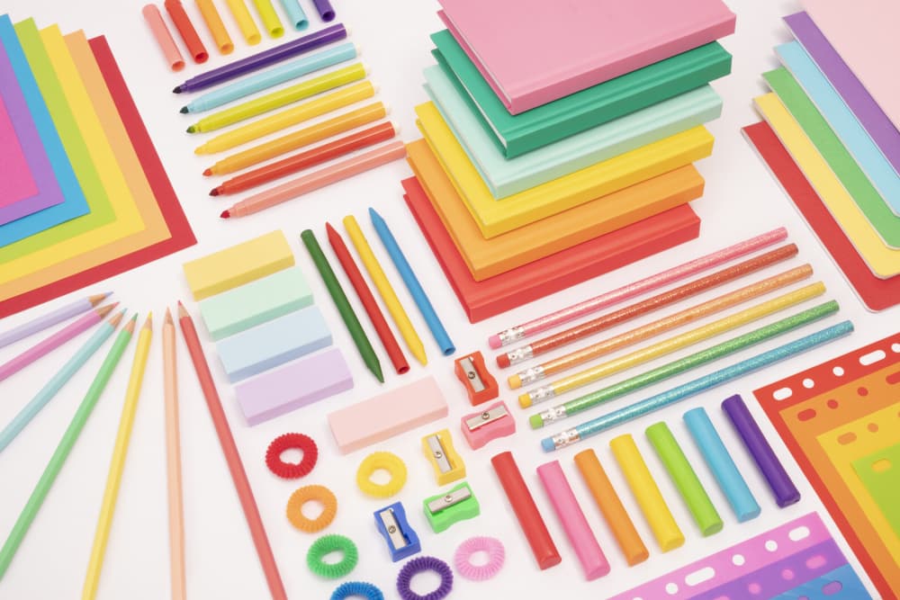 Colorful Learning Tools by Julia Ramiro — canvas wall art
