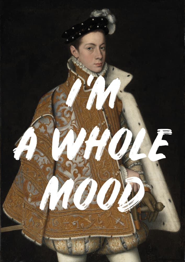 Regal Portrait Whole Mood by Talitha McQueen — canvas wall art