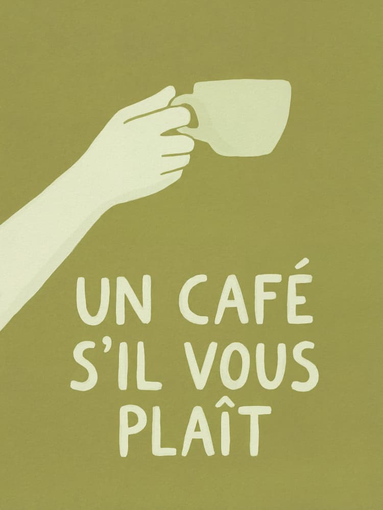 Un Café S'il Vous Plaît by Andreas Magnusson — canvas wall art