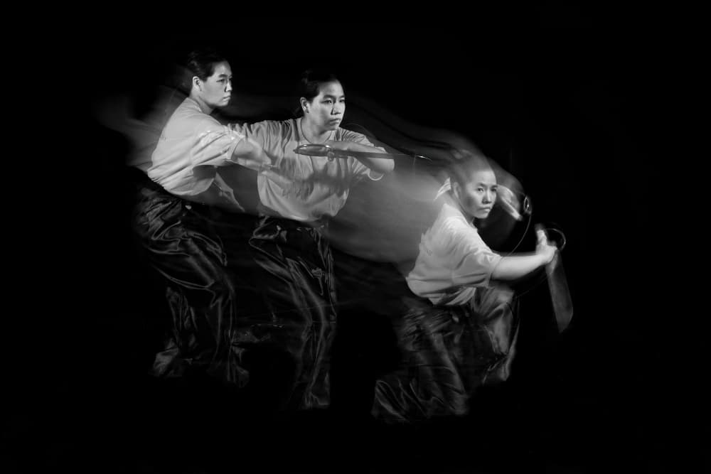 Dynamic Martial Arts Motion by TWEE LIANG WONG — canvas wall art