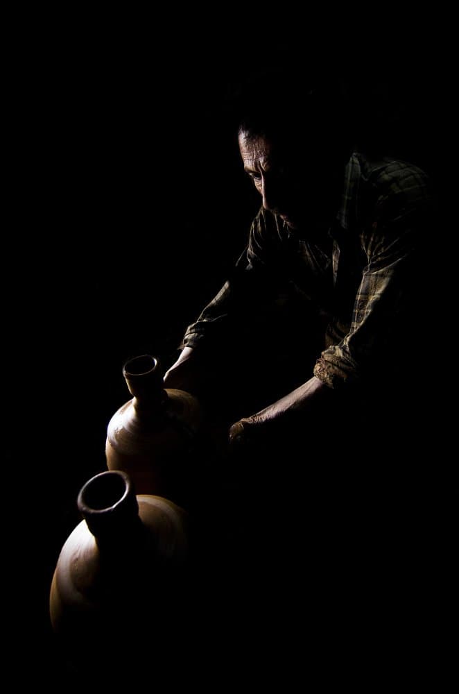 Artisan's Focused Work by Emir Bagci — canvas wall art