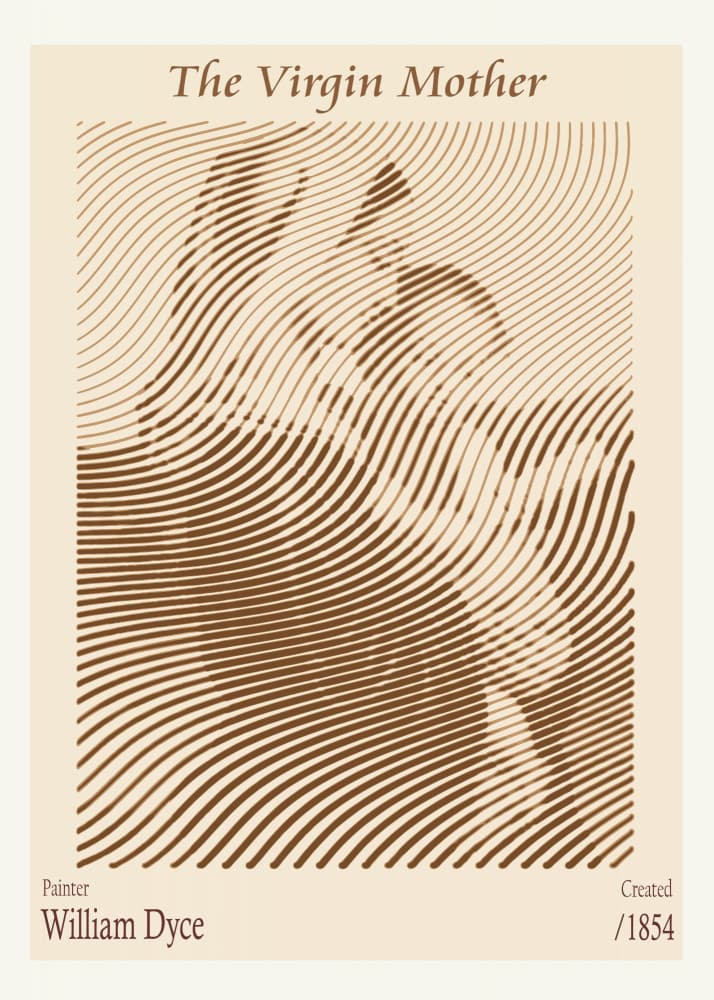 Abstract Virgin Mother by Doa Project — canvas wall art