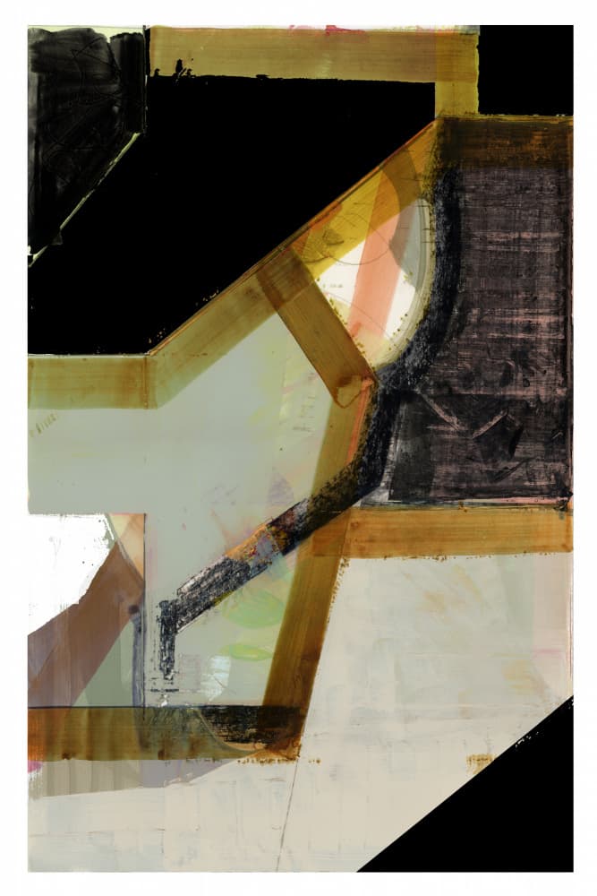 Black Gold Geometry by cartissi — canvas wall art