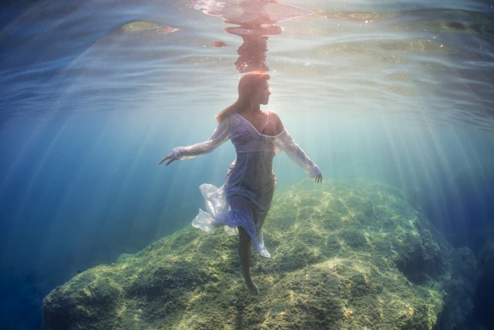Ethereal Water Woman by Davide Lopresti — canvas wall art