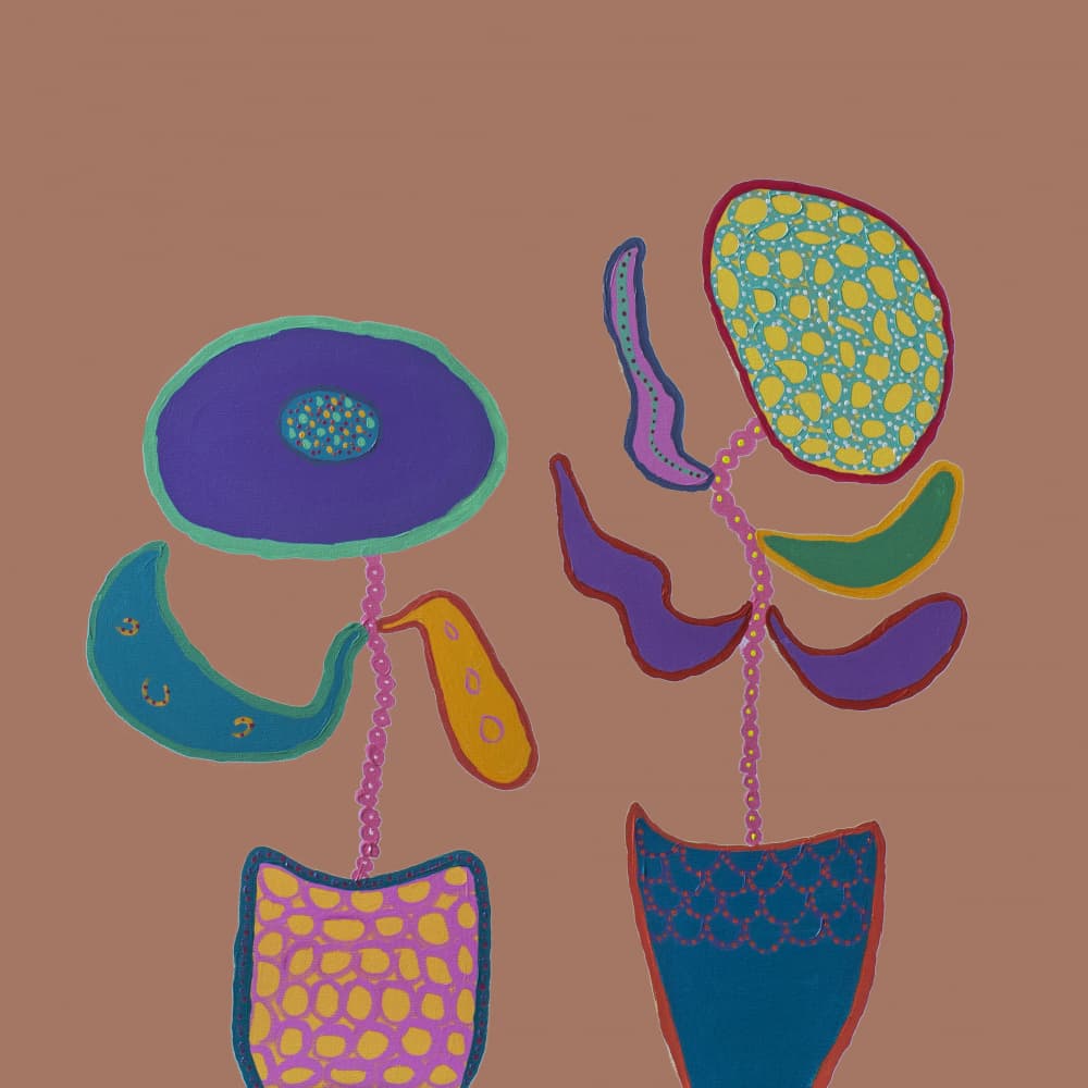 Cheerful Potted Plants by Helen Joynson — canvas wall art