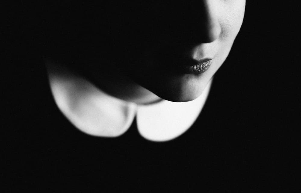 Mysterious Braces Portrait by Anna Niemiec — canvas wall art