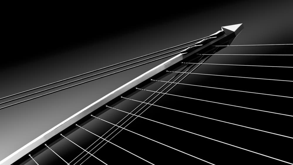 Sleek Cable Structure by Greetje van Son — canvas wall art