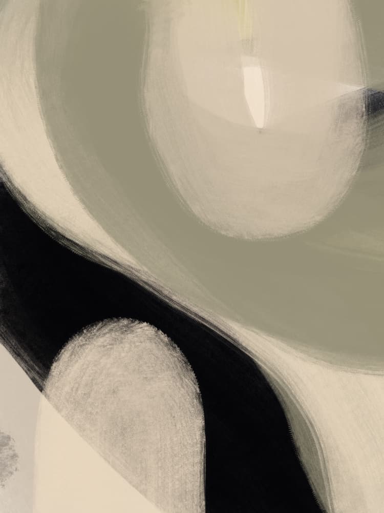 Muted Organic Flow by Studio Palette — canvas wall art