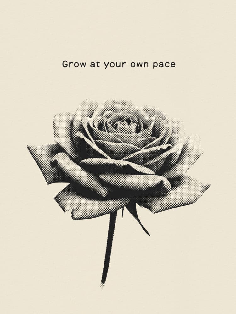 Grow Your Own Pace Rose by Andreas Magnusson — canvas wall art