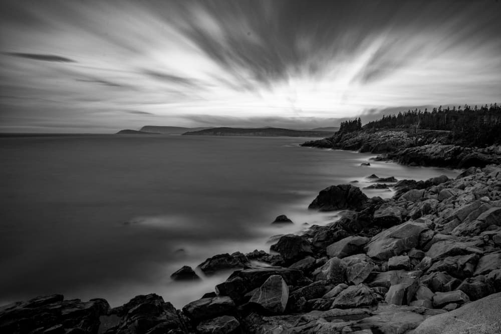 Dramatic Coastal Sky by Ambar Saha — canvas wall art