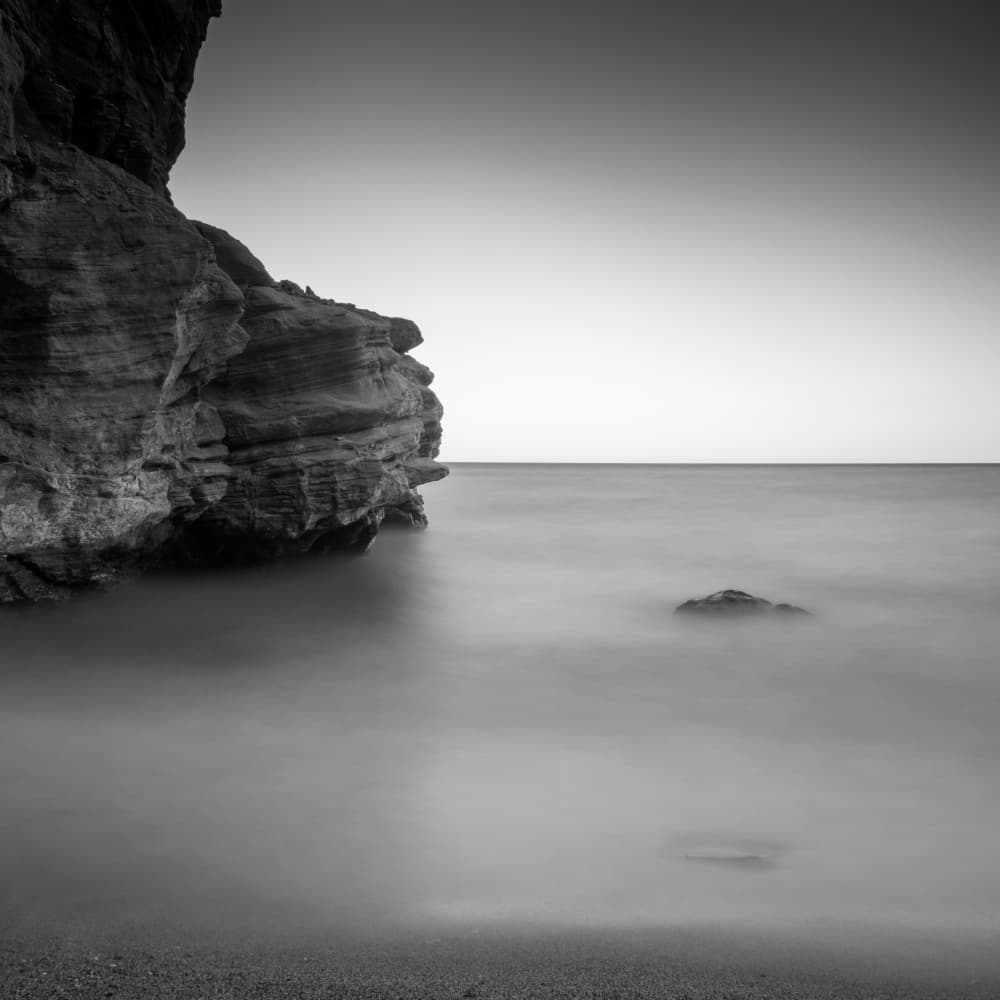 Ocean Cliff Serenity by Catalin Baican — canvas wall art
