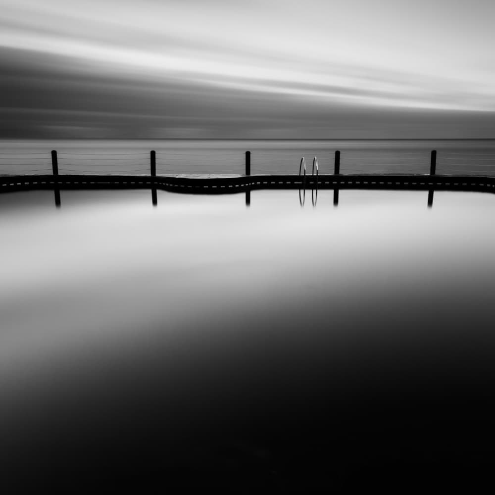 Still Pool And Ocean by Martin Rak — canvas wall art