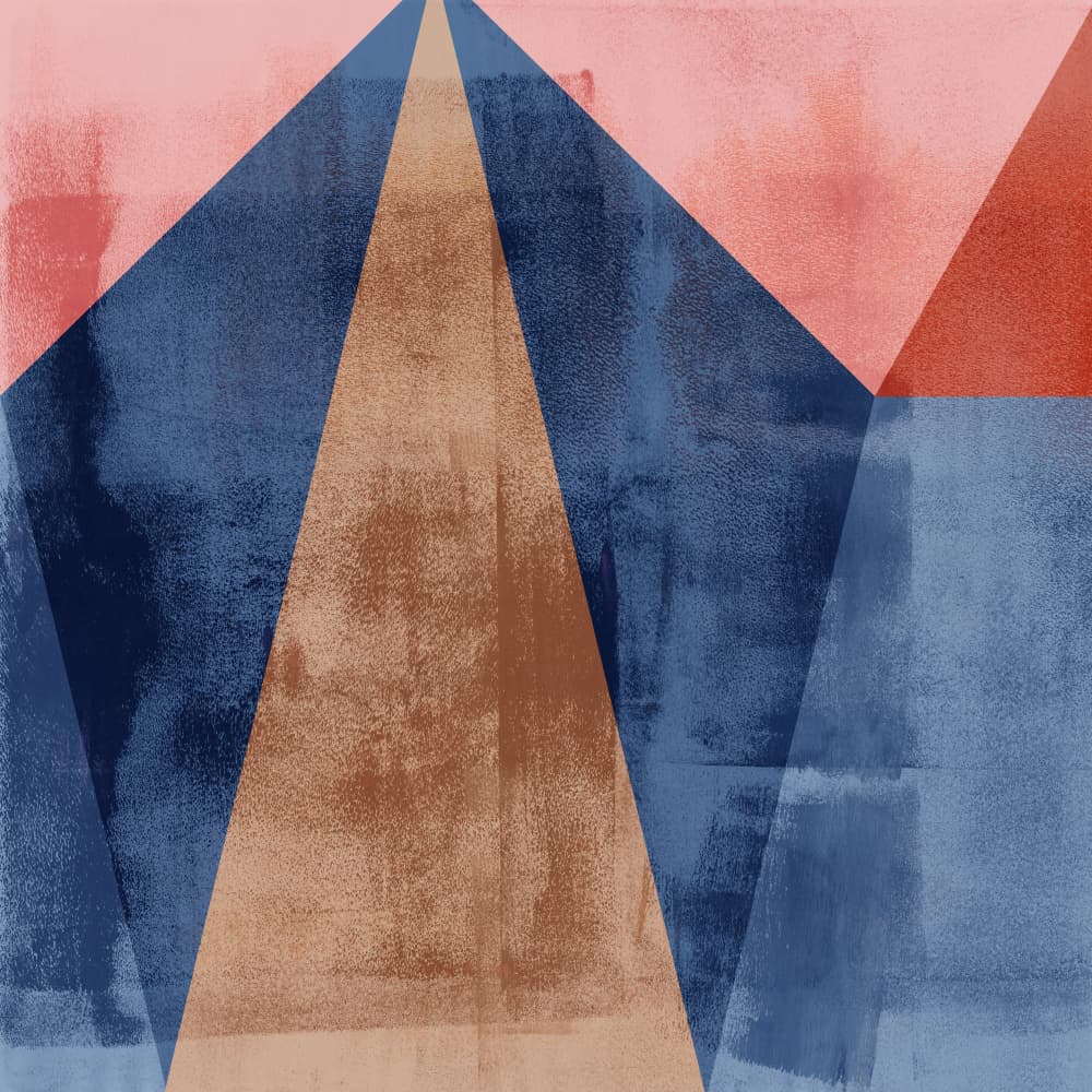 Modern Geometric Forms by Dina Dankers — canvas wall art