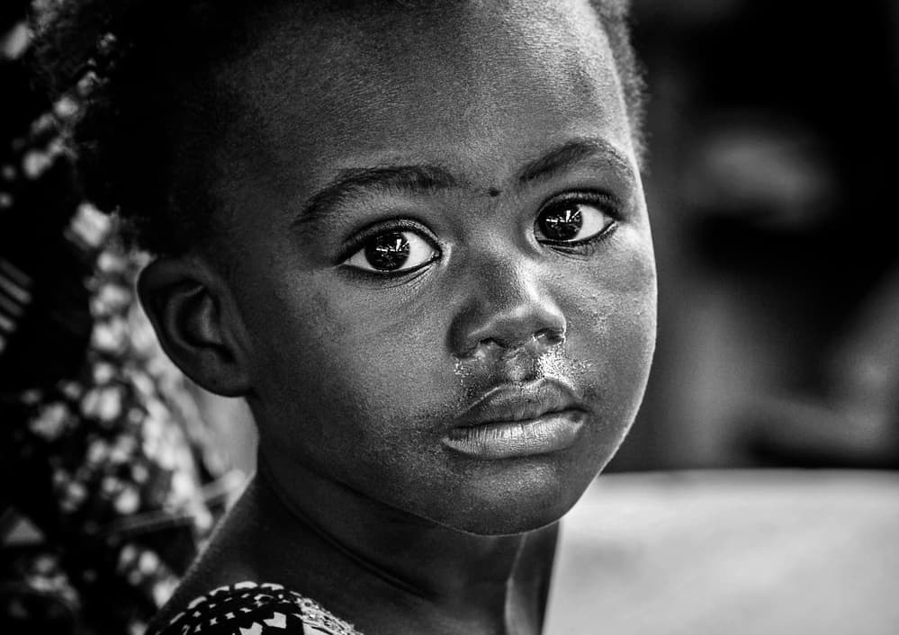 Young Girl's Gaze by Joxe Inazio Kuesta Garmendia — canvas wall art