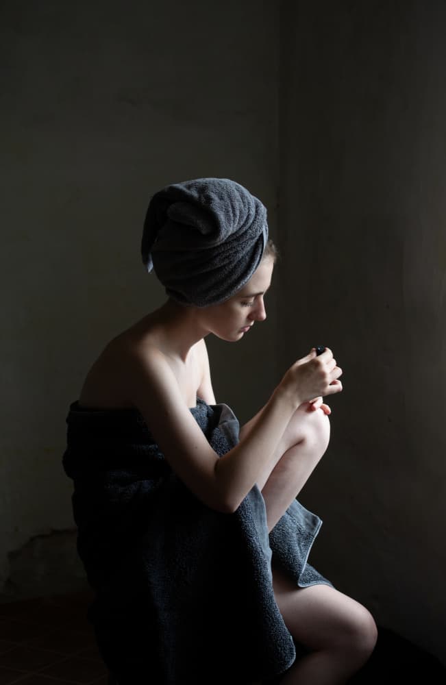 Quiet Bath Reflection by Małgorzata Masarz — canvas wall art