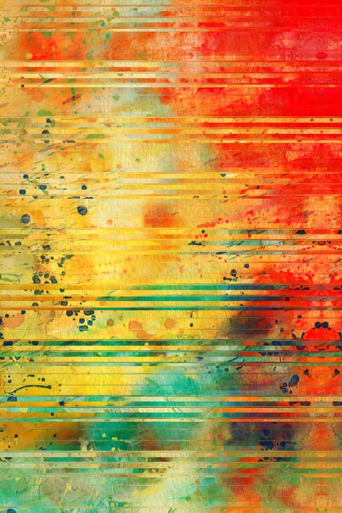 Vibrant Abstract Watercolor by Alpenglow Workshop — canvas wall art