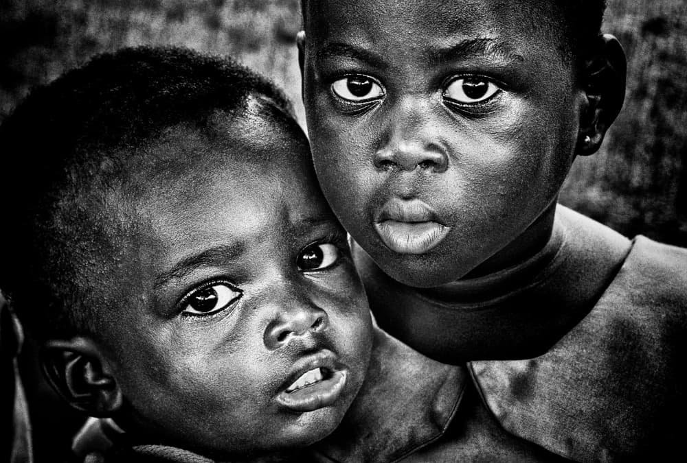 Two Pensive Brothers by Joxe Inazio Kuesta Garmendia — canvas wall art