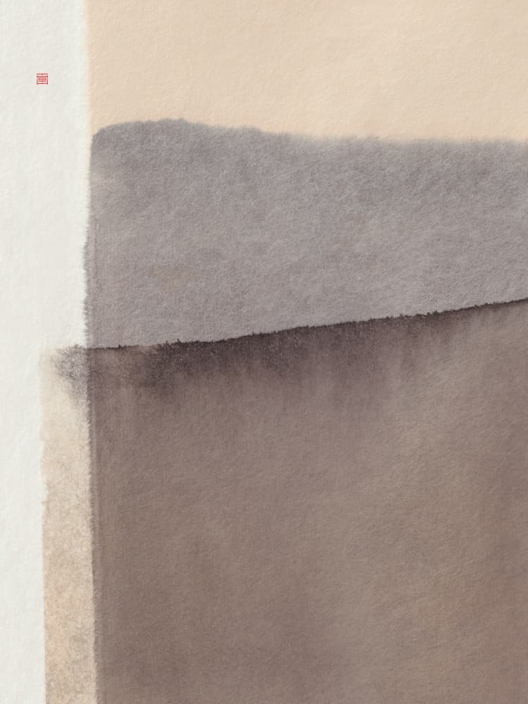 Muted Horizon Layers by Thoth Adan — canvas wall art