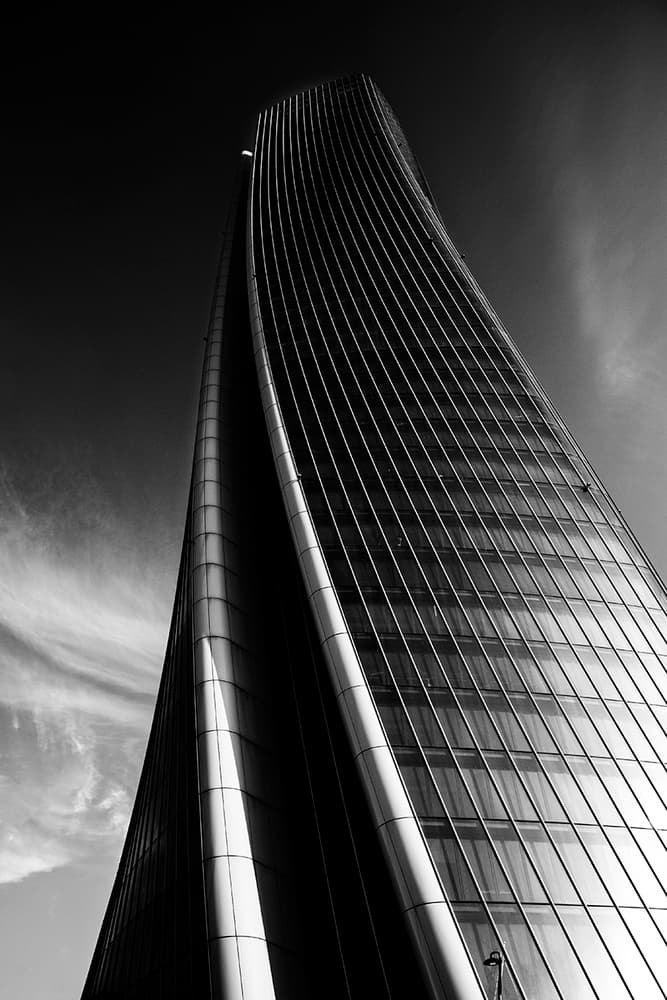 Sleek Skyscraper Lines by Massimo Della Latta — canvas wall art