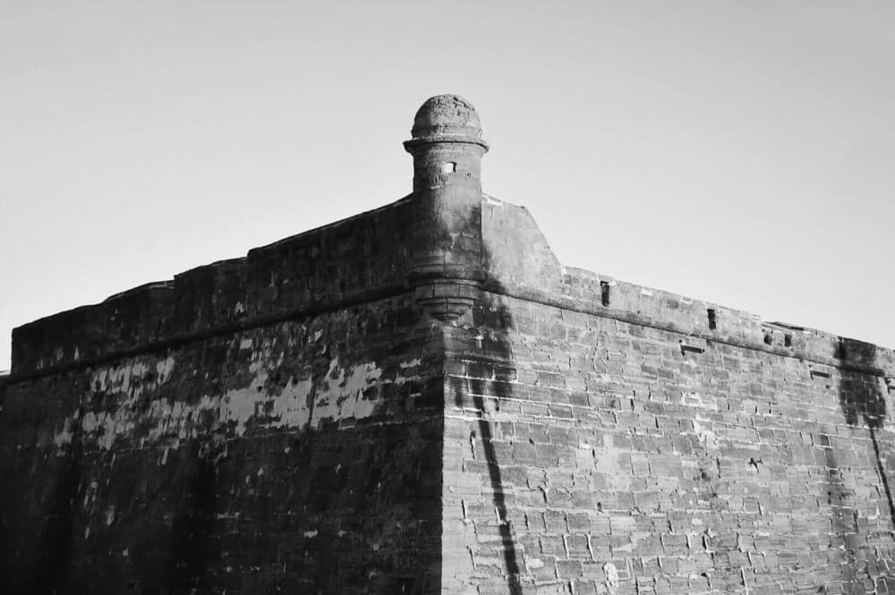 Historic Fort Corner by Del Mundo Imagery — canvas wall art