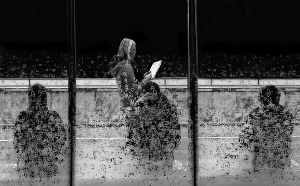 Urban Digital Reflection by Yvette Depaepe — canvas wall art