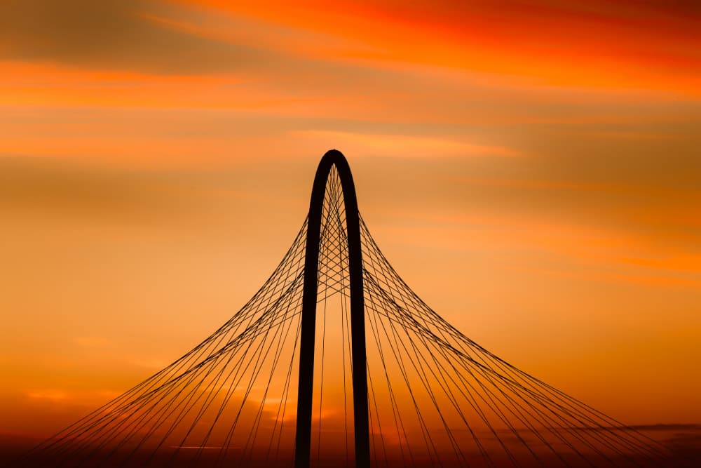 Golden Hour Arch Bridge by Sheila Xu — canvas wall art