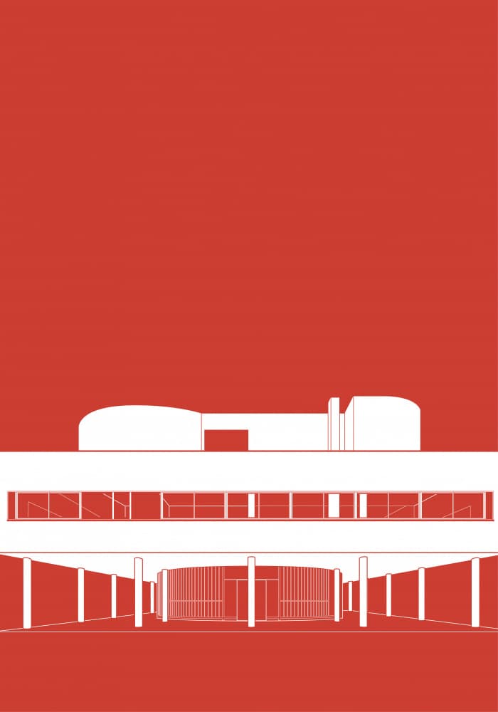 Modern Architectural Form by zaglono — canvas wall art