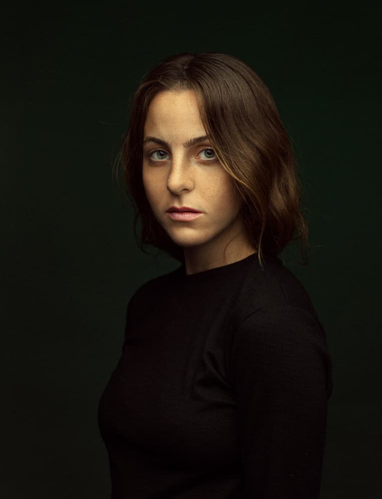 Pensive Young Woman by Sergey Khalemsky — canvas wall art