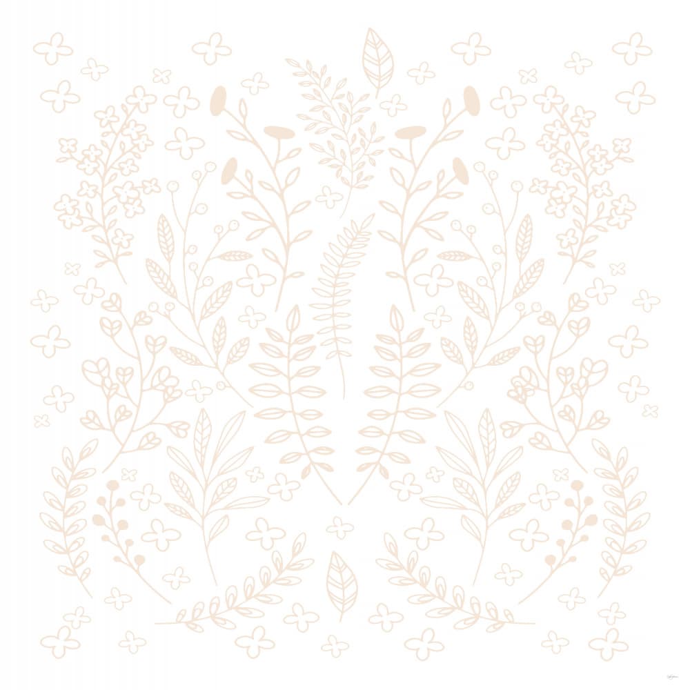 Delicate Botanical Symmetry by Sue Skellern — canvas wall art