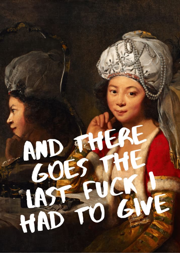 The Last F*ck by Athene Fritsch — canvas wall art