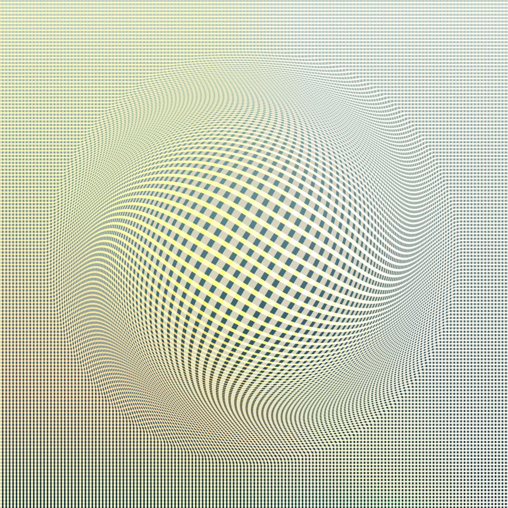 Optical Grid Illusion by Angelo Cerantola — canvas wall art