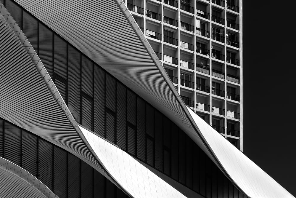 Modern Building Geometry by Hans-Wolfgang Hawerkamp — canvas wall art