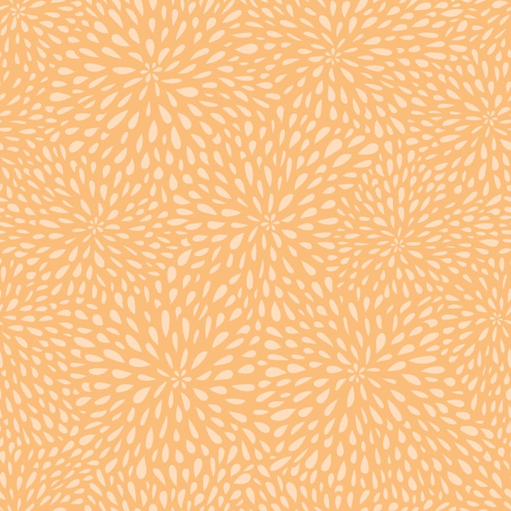Peach Petal Bursts by Olena Kovalova — canvas wall art