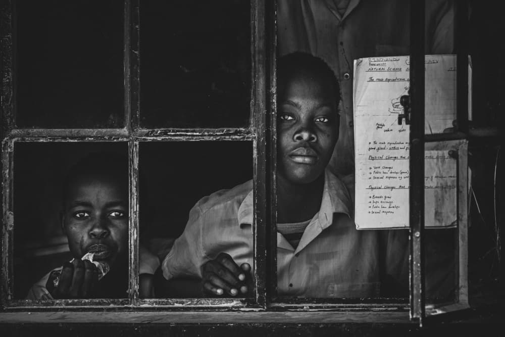 Deep Gaze Through Window by Marco Tagliarino — canvas wall art