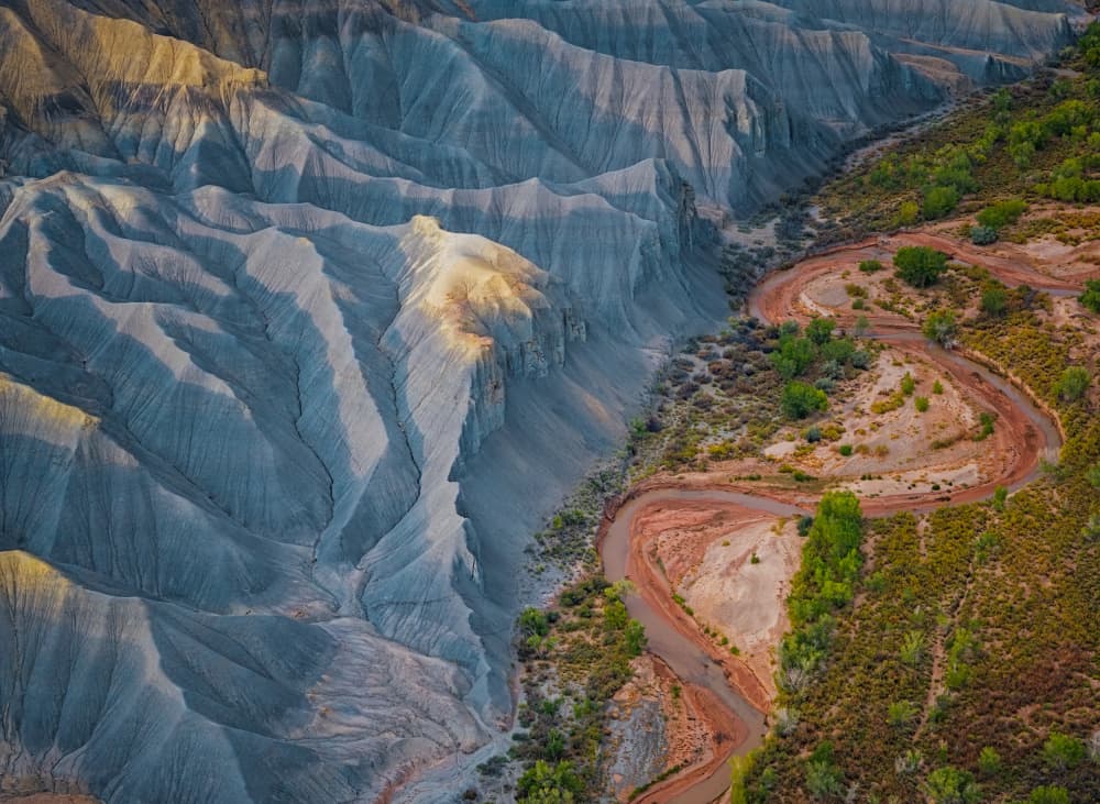 Contrasting Desert Landscape by Benton Murphy — canvas wall art